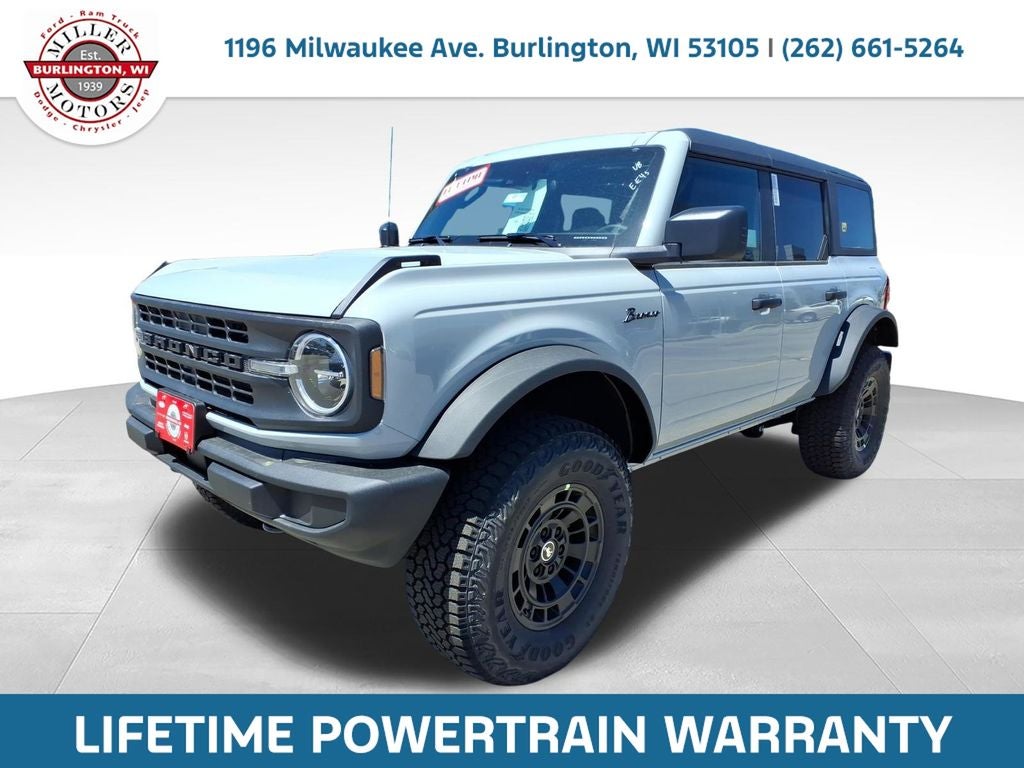 2026 Ford Bronco Big Bend in Avalanche — front three-quarter view