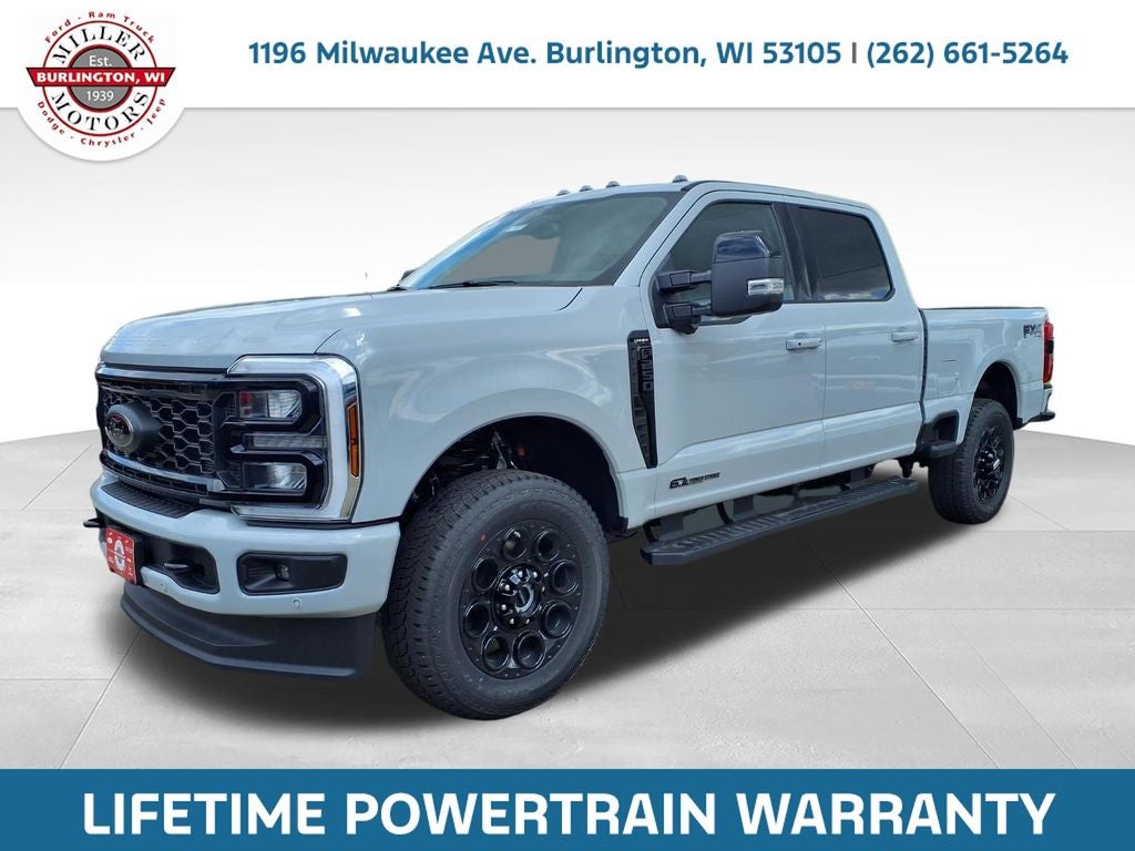 2026 Ford F-250SD Lariat in Avalanche — front three-quarter view