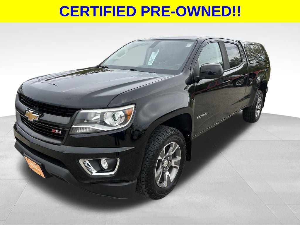 2019 Chevrolet Colorado Z71 in Black — front three-quarter view