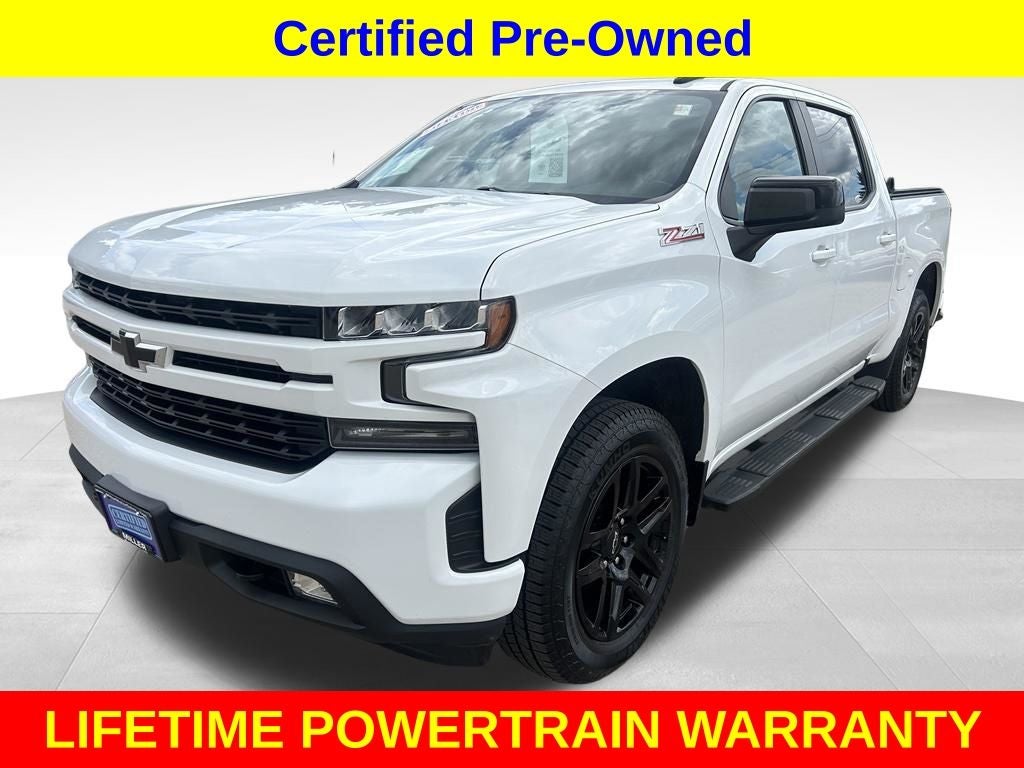 2021 Chevrolet Silverado 1500 RST in Summit White — front three-quarter view